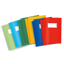 Bunte Ordner in verschiedenen Farben, angeordnet in einer Reihe, mit beschriftbaren Etiketten auf der Vorderseite.