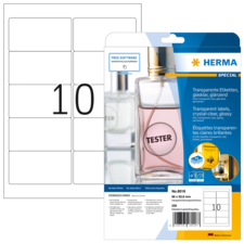 HERMA SPECIAL A4 film labels transparent crystal-clear