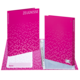 A pink folder with the label 'CERTIFICATES,' opened and featuring an inner pocket as well as a writable area for the name.