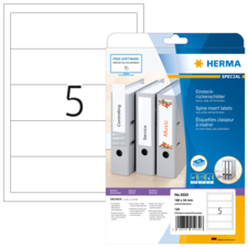 HERMA SPECIAL A4 spine insert labels