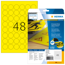 HERMA SPECIAL A4/A3 film labels yellow