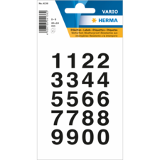 HERMA numbers (self-adhesive)