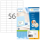 Etikettenpackung mit der Nummer 4273 von Herma, zeigt ein Beispieletikett mit dem Namen "MR. SUNNY" und die Anzahl 56.