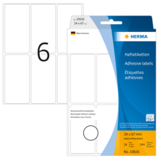 HERMA multi-purpose labels for hand inscription