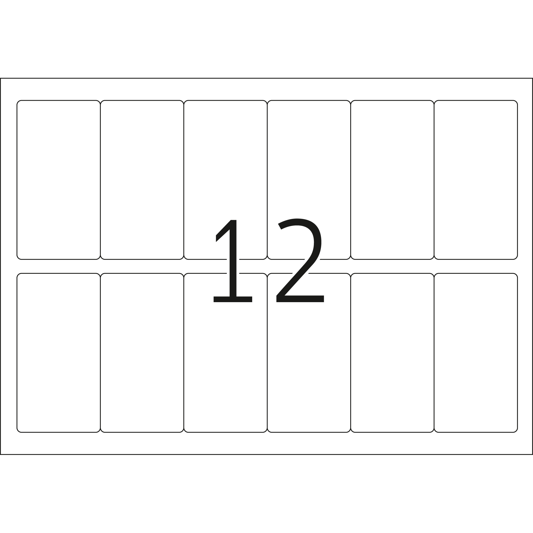 PREMIUM address labels A4, 88,9 x 46,6 mm, white, 4666